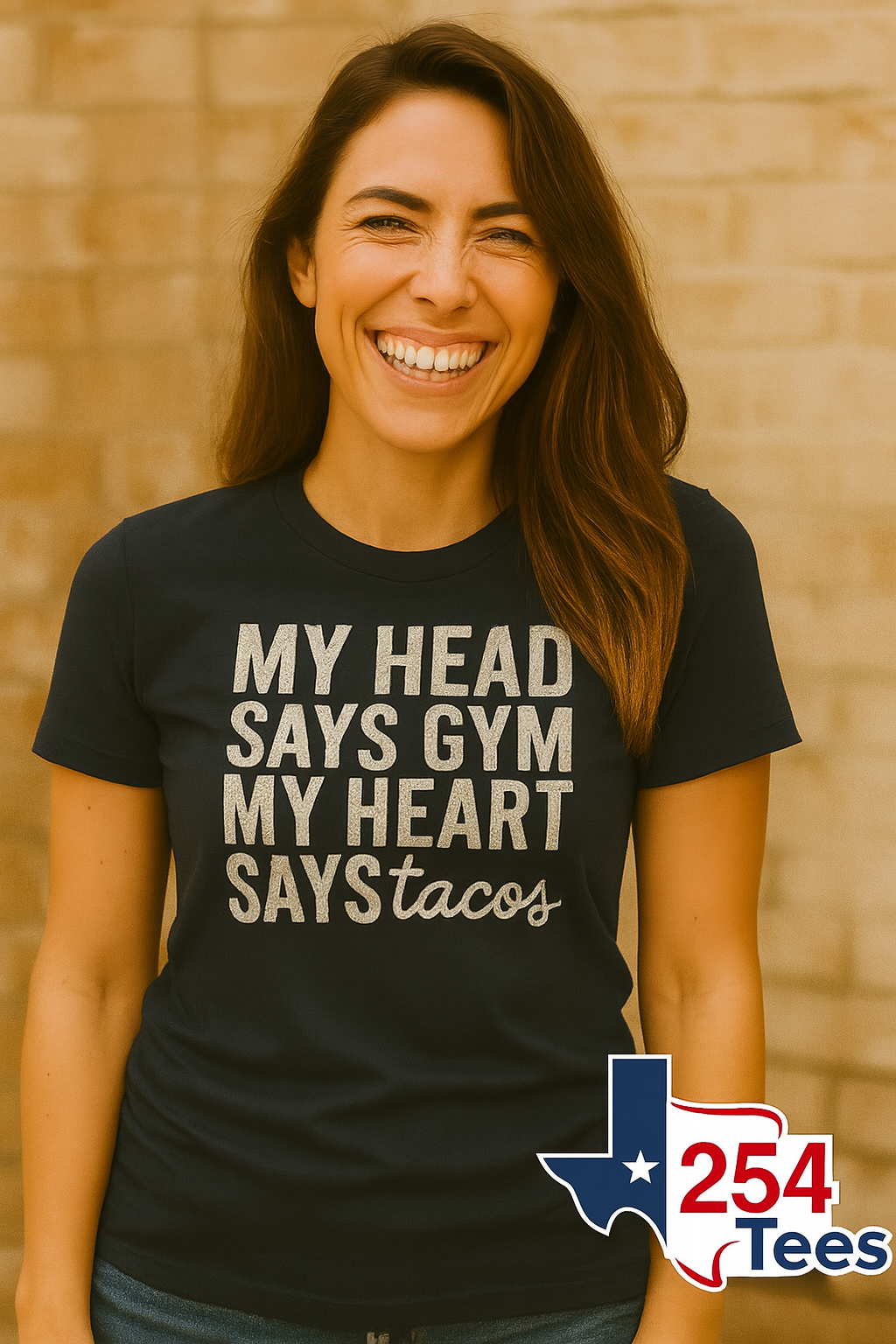 My Head Says Gym, My Heart Says Tacos T-Shirt