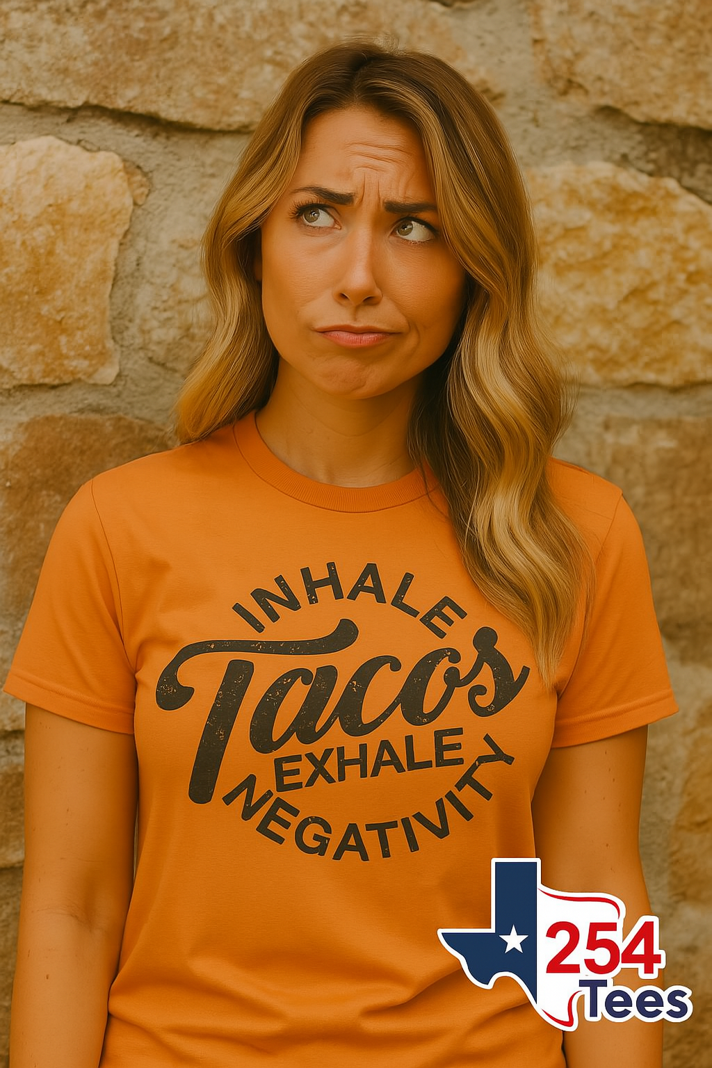 Inhale Tacos, Exhale Negativity T-Shirt