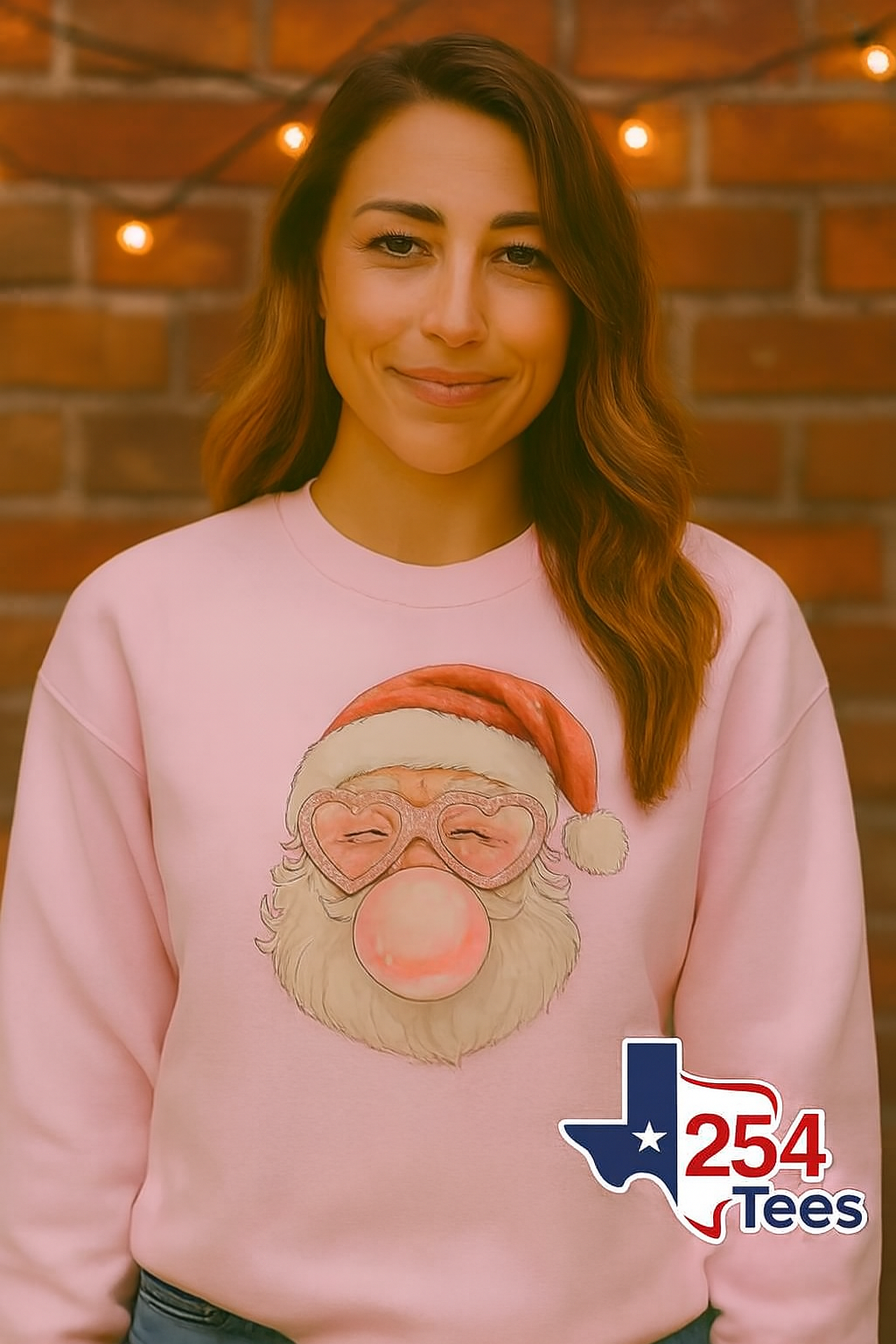 Pink Santa Claus Bubblegum Sweatshirt