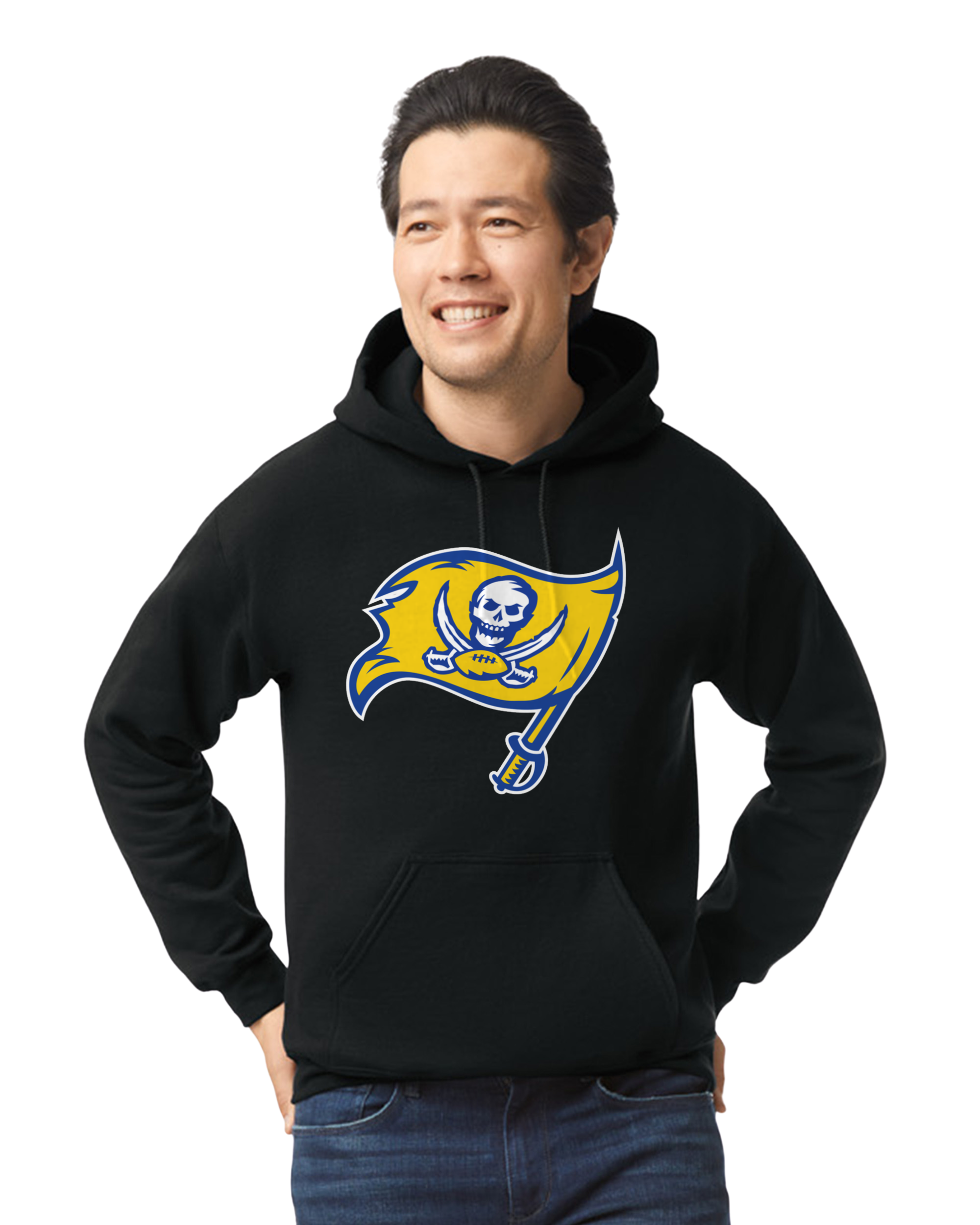 La Vega Pirates Flag Logo Hoodie