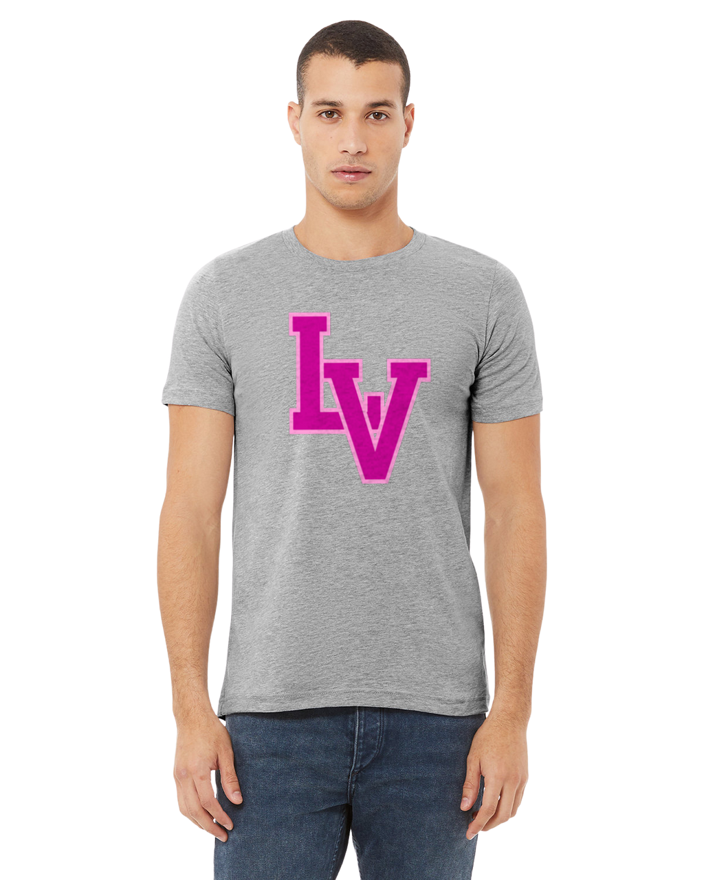 La Vega Short Sleeve Pink Logo T-Shirt