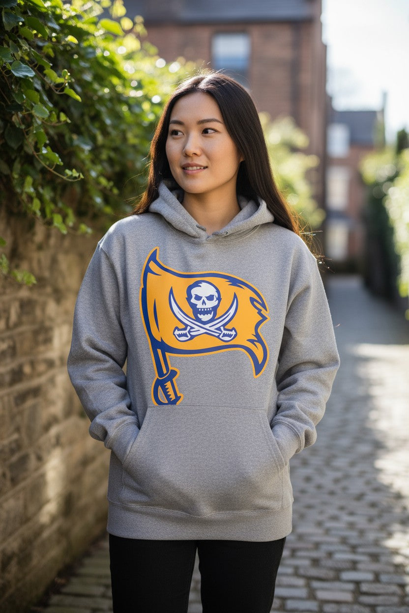 La Vega Pirates Flag Logo Hoodie